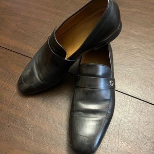 Men’s Black Leather Gucci Loafers